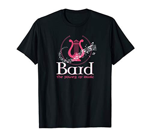 Charismatic Bard Dungeons Board Game DM D20 RPG Gamer Tee T-Shirt