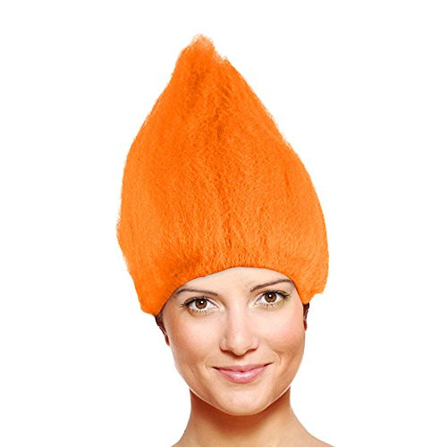 AltSkin Troll Costume Wig - Orange