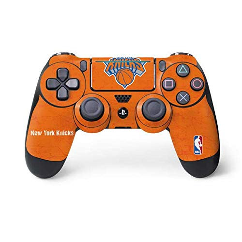 Skinit Decal Gaming Skin for PS4 Pro/Slim Controller - Officially Licensed NBA New York Knicks Orange Primary Logo Design
