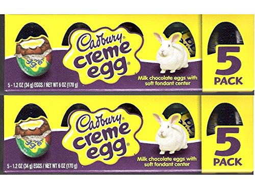 Cadbury chocolates sold by The Yummy Palette Creme Eggs 5 Count -Pack of 2- Cadbury chocolates sold by The Yummy Palette Creme Eggs 5 Count -Pack of 2-