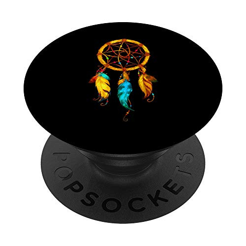 Native American Dreamcatcher Feather PopSockets Grip and Stand for Phones and Tablets Native American Dreamcatcher Feather PopSockets Grip and Stand for Phones and Tablets