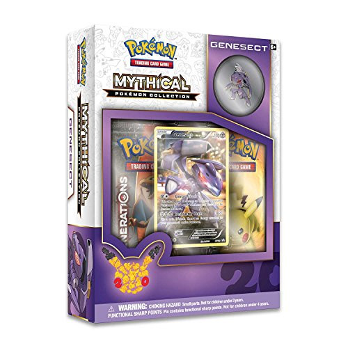 Pokemon Genesect Mythical Pin Collection