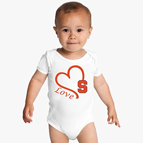 Future Tailgater Syracuse Orange Love Baby Onesie -3-6 Months-