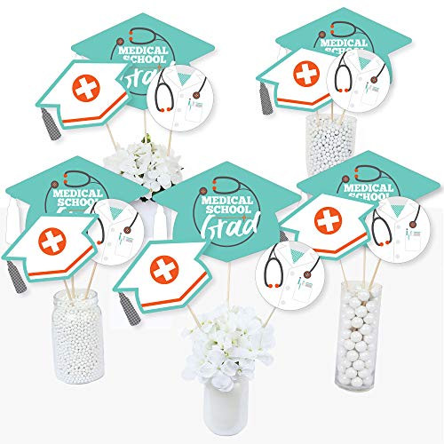 Big Dot of Happiness Medical School Grad - Doctor Graduation Party Centerpiece Sticks - Table Toppers - Set of 15 Big Dot of Happiness Medical School Grad - Doctor Graduation Party Centerpiece Sticks - Table Toppers - Set of 15