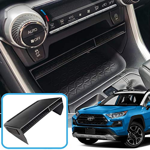 SenLuKit Center Console Organizer Compatible with Toyota RAV4 2021 2020 2019-Center Console Storage Box Organizer Tray Secondary Storage for Toyota RAV4 Accessories Organizer
