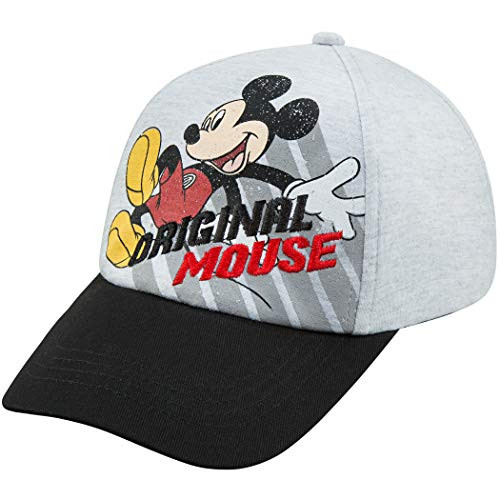 Disney Toddler Boys Mickey Mouse Baseball Cap - Age 2-4 Gray