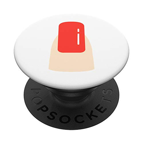 Nail Polish Fingernail Manicure PopSockets PopGrip- Swappable Grip for Phones  and  Tablets