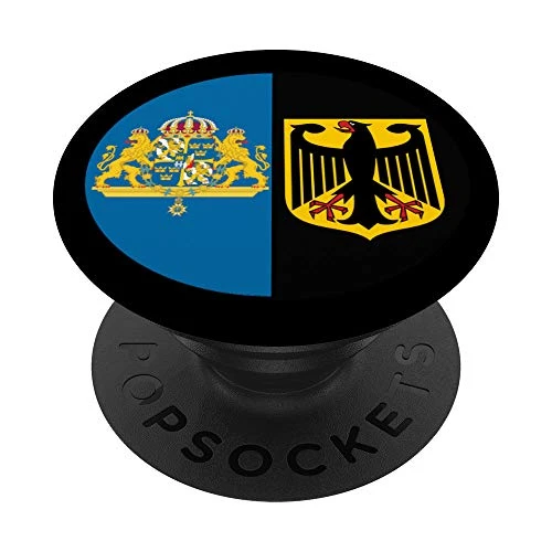 Half Swedish Half German Heritage Pie Chart PopSockets Grip and Stand for Phones and Tablets