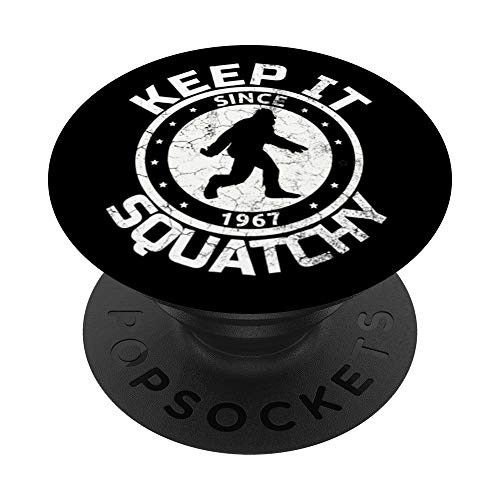 KEEP IT SQUATCHY Funny Bigfoot Sasquatch Hide and Seek Gift PopSockets PopGrip- Swappable Grip for Phones and Tablets KEEP IT SQUATCHY Funny Bigfoot Sasquatch Hide and Seek Gift PopSockets PopGrip- Swappable Grip for Phones and Tablets