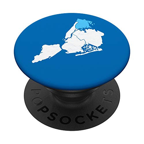 Retro Bronx New York Pride Minimalist 80s Graphic PopSockets Grip and Stand for Phones and Tablets