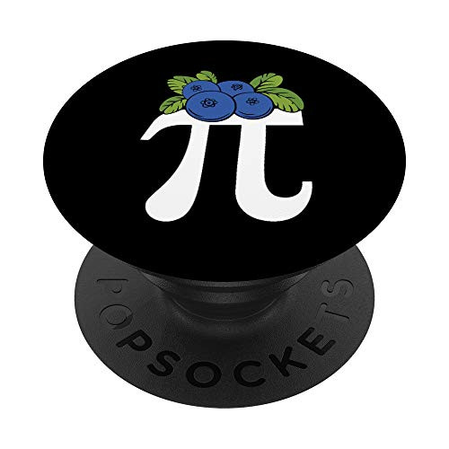 Funny Blueberry Pi Day PopSockets Grip and Stand for Phones and Tablets