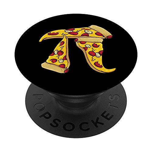 Funny Pizza Pi Day PopSockets Grip and Stand for Phones and Tablets