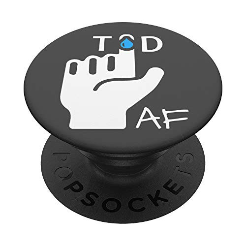 Funny Type 1 Diabetes T1D AF Graphic PopSockets Grip and Stand for Phones and Tablets Funny Type 1 Diabetes T1D AF Graphic PopSockets Grip and Stand for Phones and Tablets