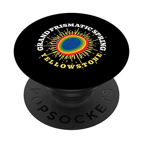 Grand Prismatic Spring Yellowstone National Park Minimalist PopSockets Grip and Stand for Phones and Tablets Grand Prismatic Spring Yellowstone National Park Minimalist PopSockets Grip and Stand for Phones and Tablets