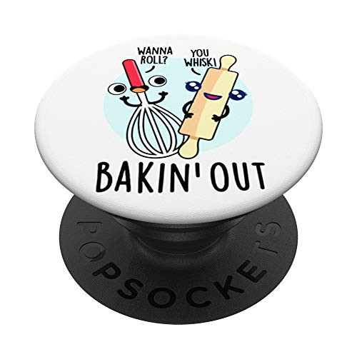 Cooking Baking Kitchen Chef Baking Tools Utensils Foodie PopSockets PopGrip- Swappable Grip for Phones  and  Tablets