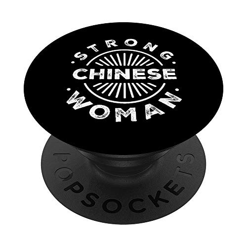 Strong Chinese Woman PopSockets PopGrip- Swappable Grip for Phones  and  Tablets