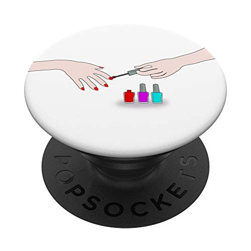 Manicure Manicurist Nail Polish Polishing Nails PopSockets PopGrip- Swappable Grip for Phones  and  Tablets