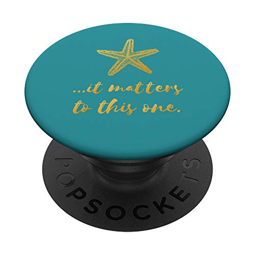 ...it matters to this one -gold and teal- PopSockets PopGrip- Swappable Grip for Phones  and  Tablets