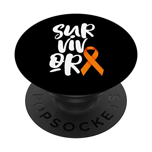 Leukemia Cancer Survivor Orange Ribbon Kidney Gift PopSockets Grip and Stand for Phones and Tablets Leukemia Cancer Survivor Orange Ribbon Kidney Gift PopSockets Grip and Stand for Phones and Tablets