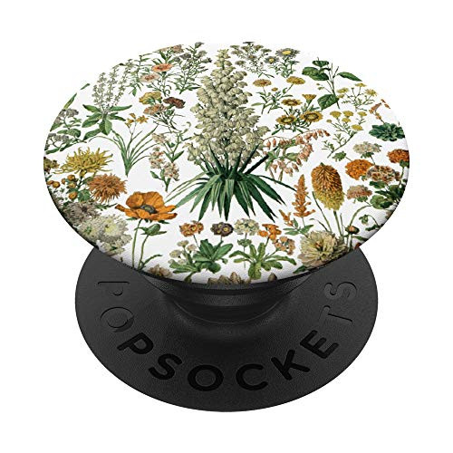 Vintage Inspired Floral Botanical Chart White Flower PopSockets Grip and Stand for Phones and Tablets Vintage Inspired Floral Botanical Chart White Flower PopSockets Grip and Stand for Phones and Tablets