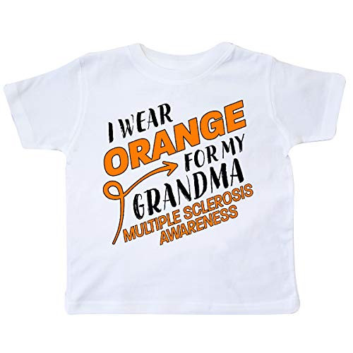 inktastic I Wear Orange for My Grandma- Multiple Toddler T-Shirt 5-6 White 34841