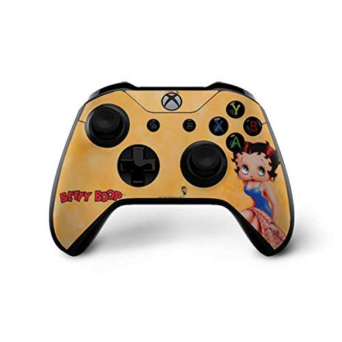 Skinit Decal Gaming Skin Compatible with Xbox One X Controller - Officially Licensed Betty Boop Betty Boop and Puppy Orange Background Design Skinit Decal Gaming Skin Compatible with Xbox One X Controller - Officially Licensed Betty Boop Betty Boop and Puppy Orange Background Design
