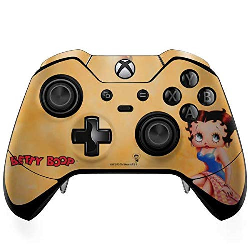 Skinit Decal Gaming Skin Compatible with Xbox One Elite Controller - Officially Licensed Betty Boop Betty Boop and Puppy Orange Background Design Skinit Decal Gaming Skin Compatible with Xbox One Elite Controller - Officially Licensed Betty Boop Betty Boop and Puppy Orange Background Design