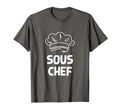 Sous Chef Matching Head Chef Cooking Kitchen Gift Mom Dad T-Shirt