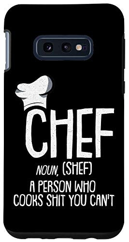 Galaxy S10e Noun Chef Funny Sous Master Head Executive Cook-ing Gift Case