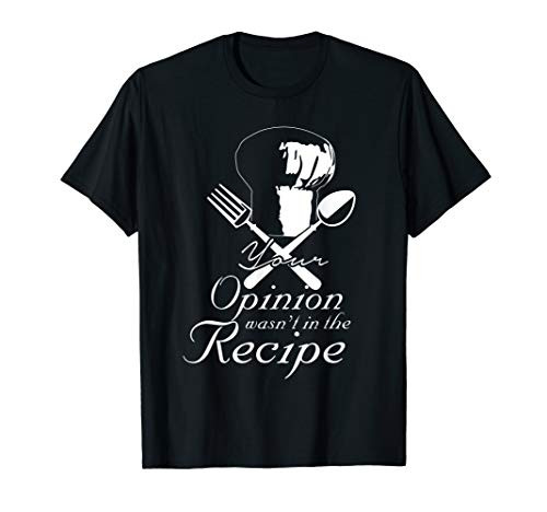 Funny Chef Recipe Culinary Kitchen Cook Cooking Food Gift T-Shirt