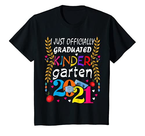 Kids Kids Officially Graduated Kindergarten Class of 2021 T-Shirt