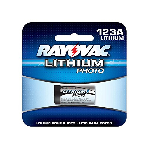 Rayovac RL123A 123A CR-123 3V Photo Lithium Battery -6 Pack-