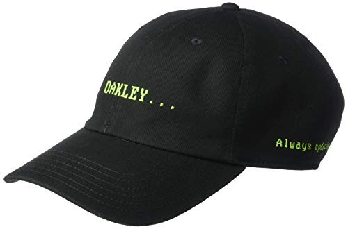 Oakley unisex adult 6 Panel Oakley Updating Hat- Blackout- Large-X-Large US