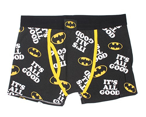 DC Comics Batman It's All Good Black Boxer Briefs -Small-