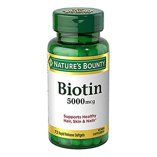 Nature's Bounty Biotin 5000 mcg- 72 Softgels Nature's Bounty Biotin 5000 mcg- 72 Softgels