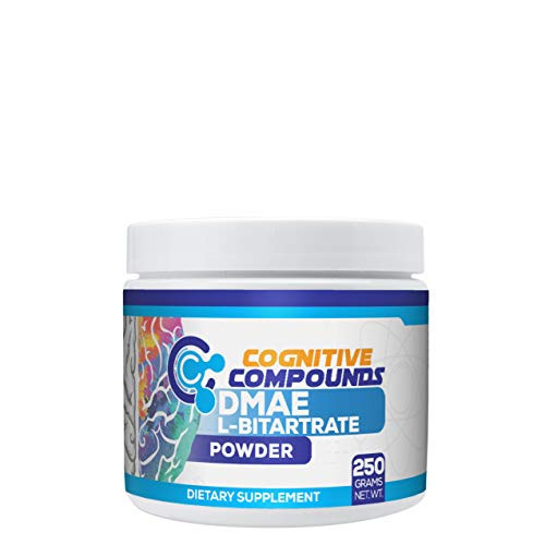 DMAE L-Bitartrate Powder - Memory and Cognitive Function Support - 250 Grams - Cognitive Compounds DMAE L-Bitartrate Powder - Memory and Cognitive Function Support - 250 Grams - Cognitive Compounds