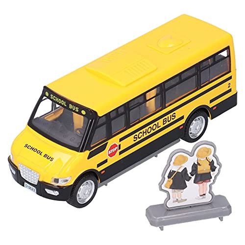 Zerodis Alloy School Bus Model Toy- 1-50 Simulated Pull Back Vehicle Toys Children Sightseeing Bus Model Diecast Model Toy Car with Sound and Light for Kids 3Plus Years Old-Yellow- Zerodis Alloy School Bus Model Toy- 1-50 Simulated Pull Back Vehicle Toys Children Sightseeing Bus Model Diecast Model Toy Car with Sound and Light for Kids 3Plus Years Old-Yellow-