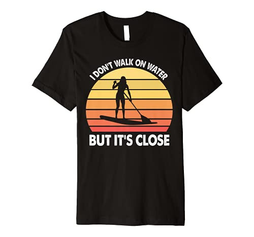 Stand Up Paddle Board Walk On Water Vintage Premium T-Shirt