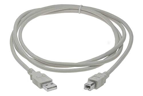 SF Cable 6ft USB 2.0 A Male to B Male Cable Off-White