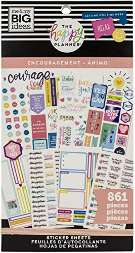 ME  and  MY BIG IDEAS Happy Planner STCKRS- Encouragement- 861/Pkg