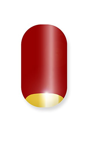 Minx Nails 10 Points To Gryffindor Chrome- Burgundy Gold Chrome- Nail Wrap