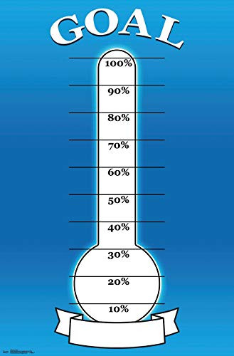 Trends International Goal Chart Wall Poster- 14.725inch x 22.375inch- Premium Unframed Version