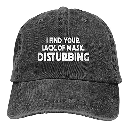 I Find Your Lack of Mask Disturbing Outdoor Cowboy Hat Performance Cap
