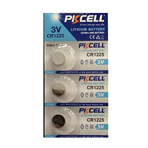 CR1225 ECR1225 DL1225 1225 3V Lithium Batteries for Thermometer 3Pcs