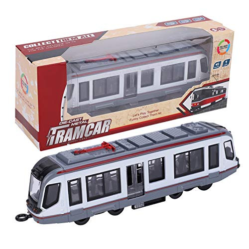 Car Toy- 1-90 Simulation Alloy Pull Back Bus Vehicle Model Toy with Sound and Light Great Present for Kids Boys and Girls-White- Car Toy- 1-90 Simulation Alloy Pull Back Bus Vehicle Model Toy with Sound and Light Great Present for Kids Boys and Girls-White-