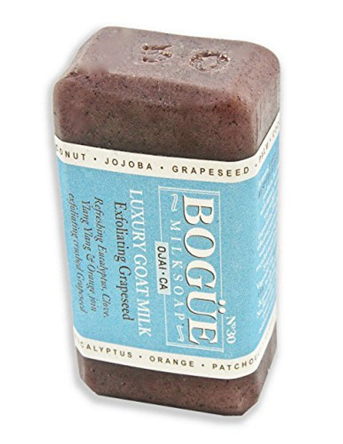 Bogue Milk Soap - No.30 Exfoliating Grapeseed- Gently Scub Your Skin and Refresh with Eucalyptus- Clove- Ylang Ylang- and Orange -Grapeseed Exfoliating- Bogue Milk Soap - No.30 Exfoliating Grapeseed- Gently Scub Your Skin and Refresh with Eucalyptus- Clove- Ylang Ylang- and Orange -Grapeseed Exfoliating-