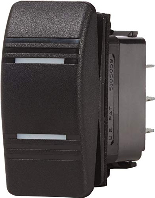 Blue Sea Systems Contura ON-OFF-ON SPDT Switch- Black