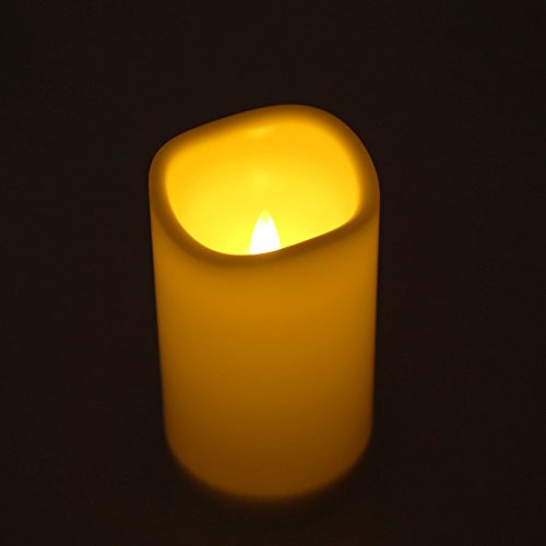 LIYUDL Realistic and Bright Bulb Battery Operated Flameless LED Tea Light for Seasonal  and  Festival Celebration- Electric Fake Candle in Warm White