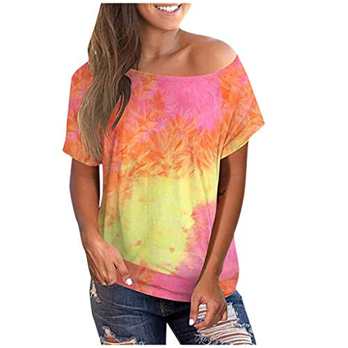 AODONG Women's Fashion T-Shirts Short Sleeve Tops for Women Funny Printed Tees Shirts Women's Casual Loose Round-Neck T-Shirts Blouse Orange AODONG Women's Fashion T-Shirts Short Sleeve Tops for Women Funny Printed Tees Shirts Women's Casual Loose Round-Neck T-Shirts Blouse Orange