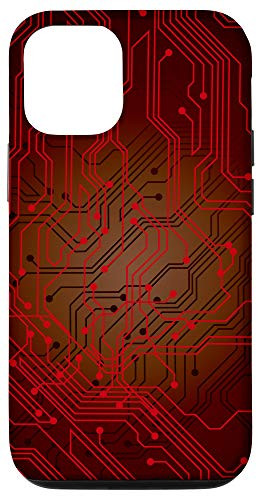 iPhone 12/12 Pro Rerd Circuit Board Software Developer Engineer Gift Idea Case